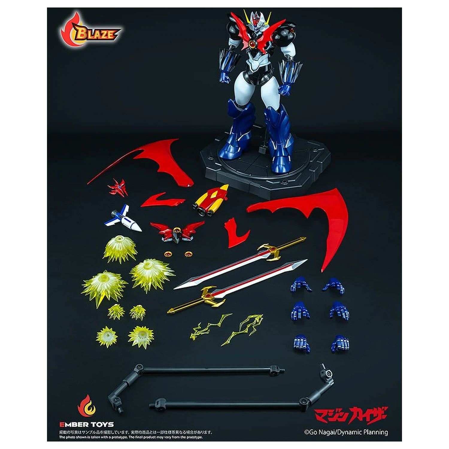 Mazinger BLAZE Series Diecast Mazinkaiser (Original Version) akciófigura 26 cm  termékfotó