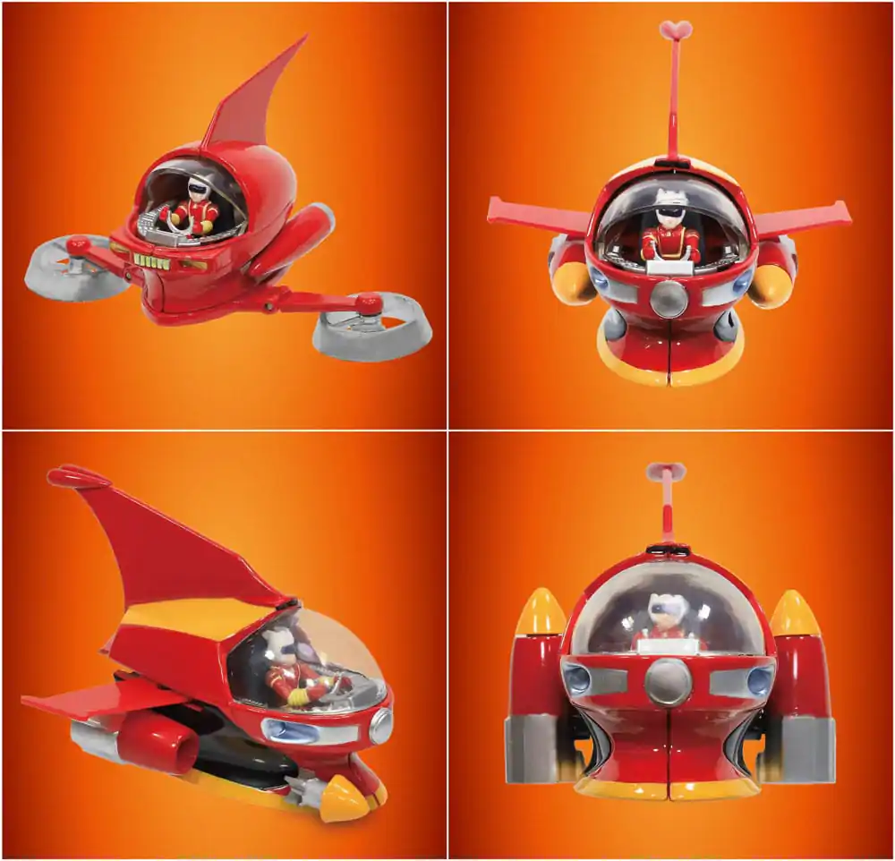 Mazinger Z figura Metal Action Brain Condor Hover &amp; Jet Pilder Set 11 cm termékfotó