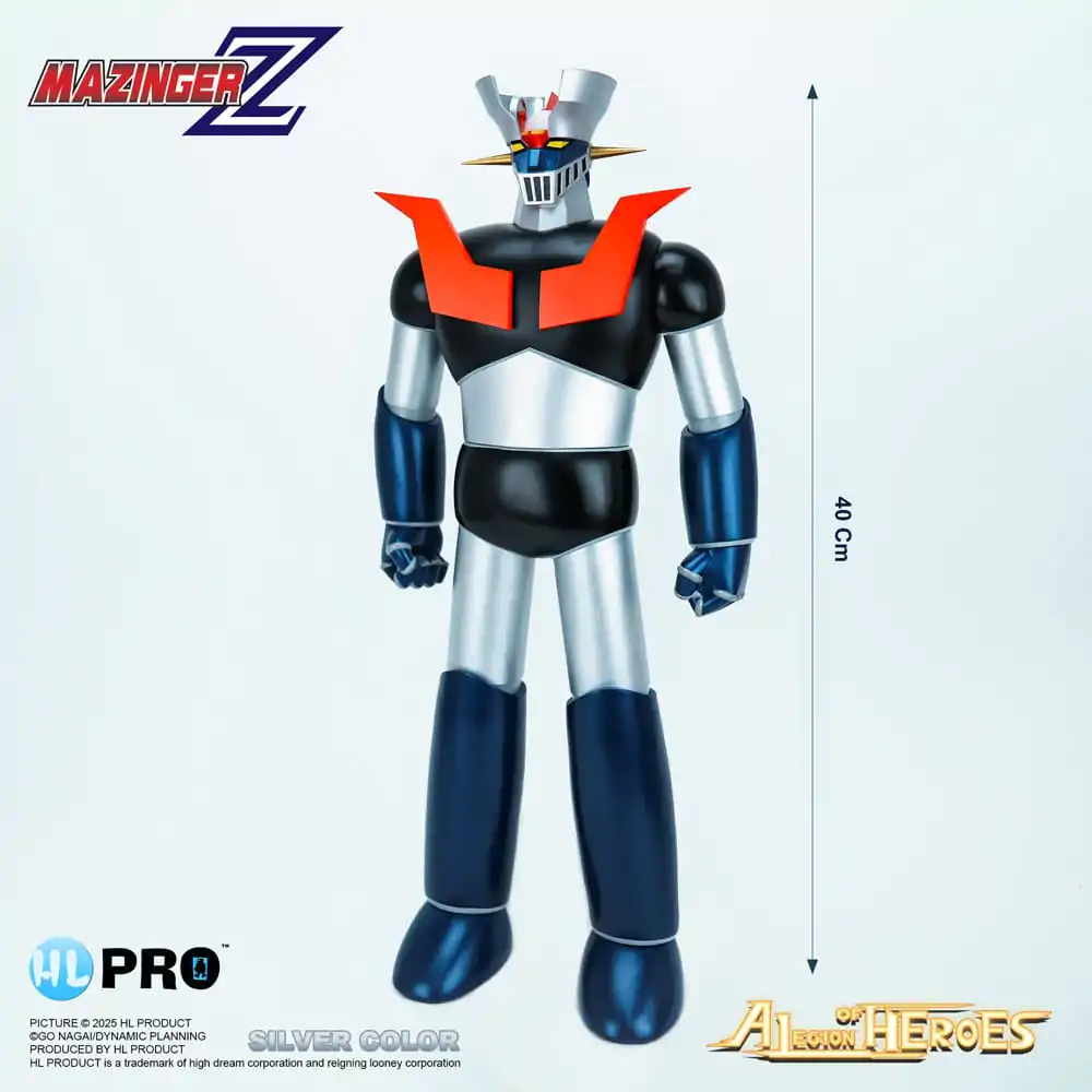 Mazinger Z Legion of Heroes Vinyl figura Mazinger Z Silver Color 40 cm termékfotó