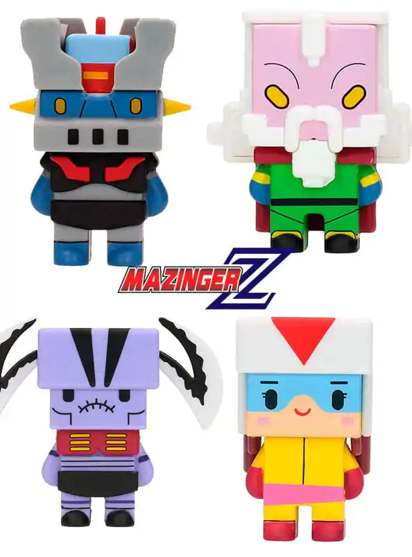 Mazinger Z Pixel 003 4 db-os figura csomag 7 cm termékfotó