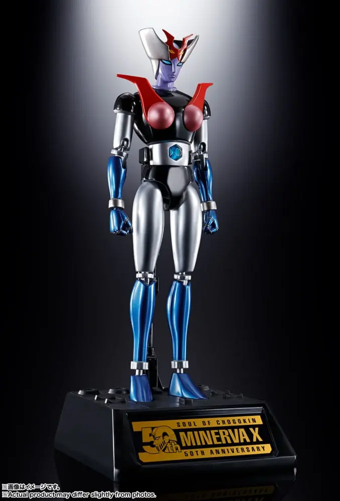 Mazinger Z Soul of Chogokin Diecast GX-08R Aphrodai A vs GX-09R Minerva X akciófigurák 16 cm termékfotó