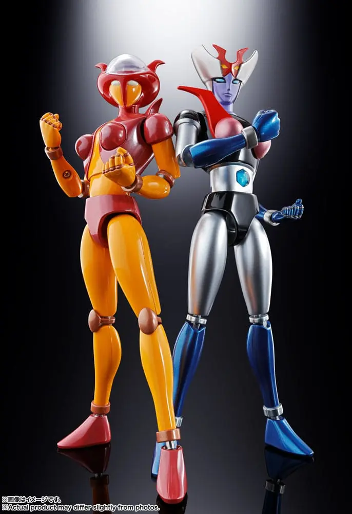 Mazinger Z Soul of Chogokin Diecast GX-08R Aphrodai A vs GX-09R Minerva X akciófigurák 16 cm termékfotó