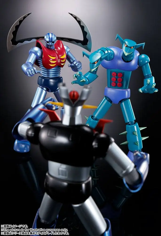 Mazinger Z Soul of Chogokin Diecast GX-25R GARADA K-7 & GX-26R DOUBULAS M-2 akciófigurák 16 cm termékfotó