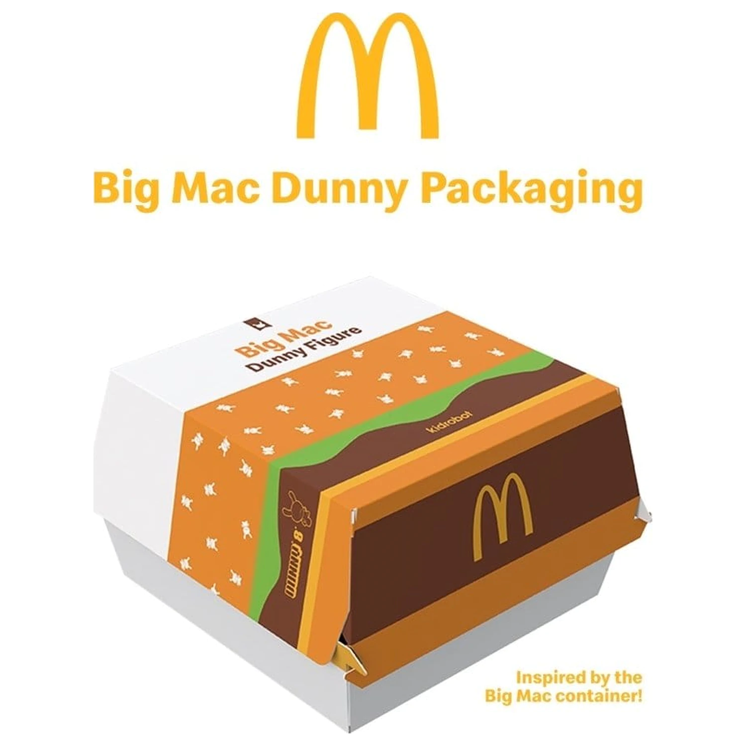 McDonald's Big Mac Vinyl Dunny Art figura 20 cm termékfotó