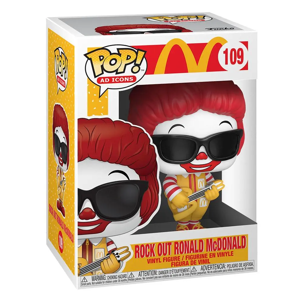 McDonald's POP! Ad Icons Vinyl Rock Out Ronald figura 9 cm termékfotó