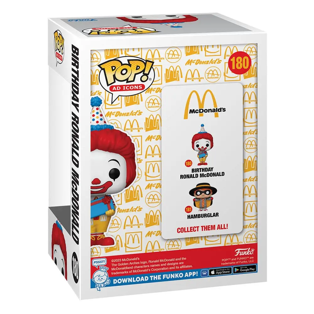 McDonalds Funko POP! Ad Icons Vinyl figura Birthday Ronald 9 cm termékfotó