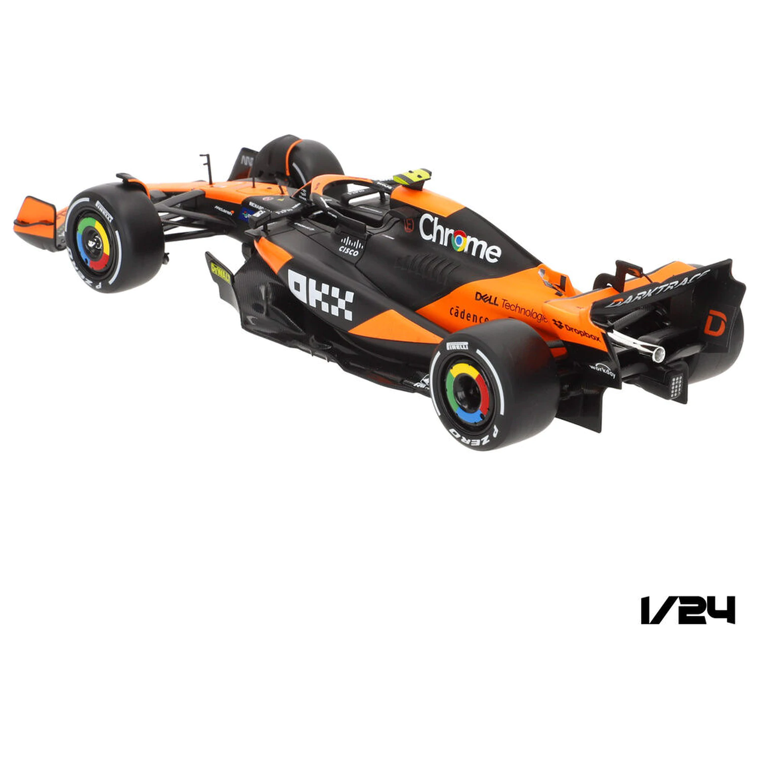 Mclaren Norris MCL38 F1 fém modell termékfotó