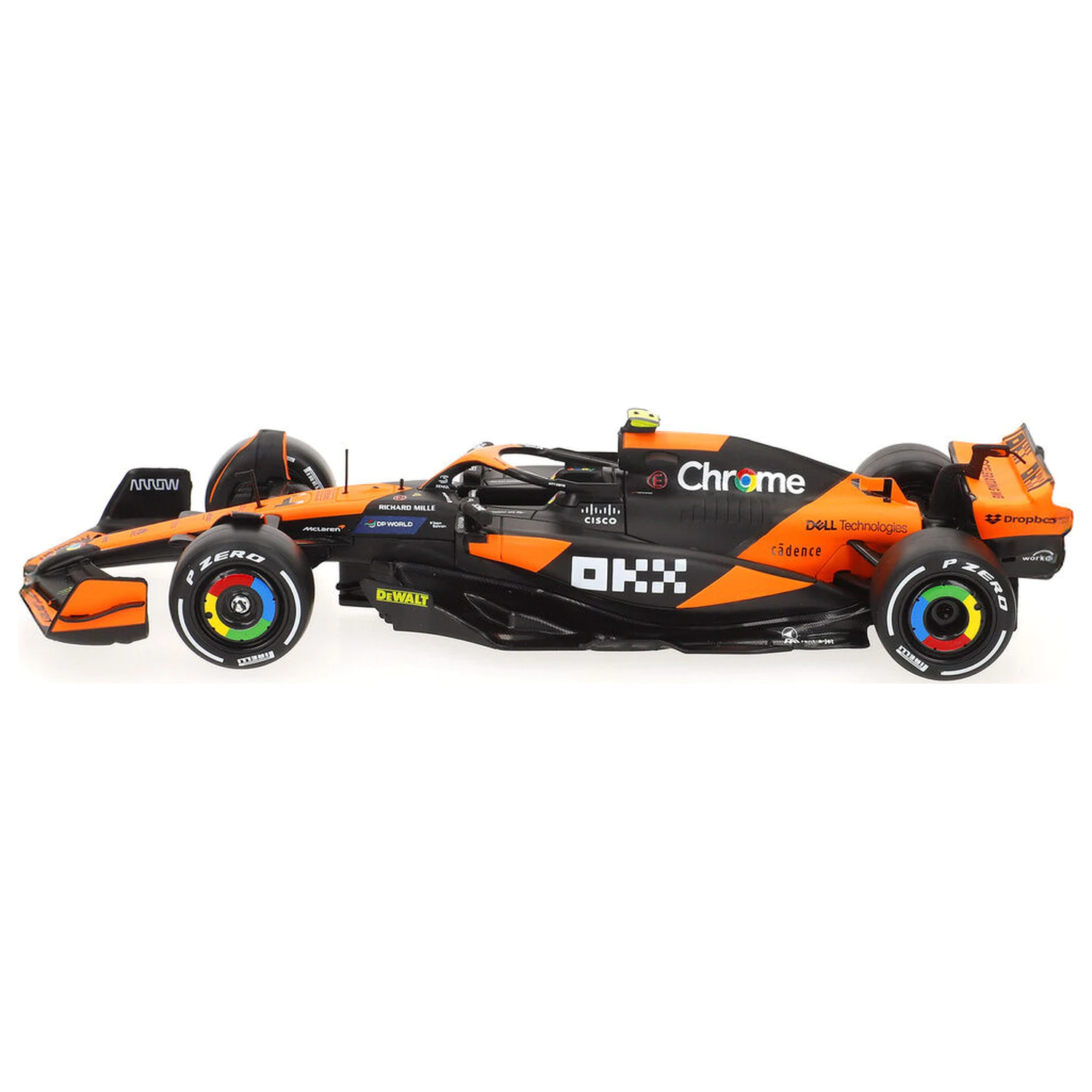 Mclaren Norris MCL38 F1 fém modell termékfotó