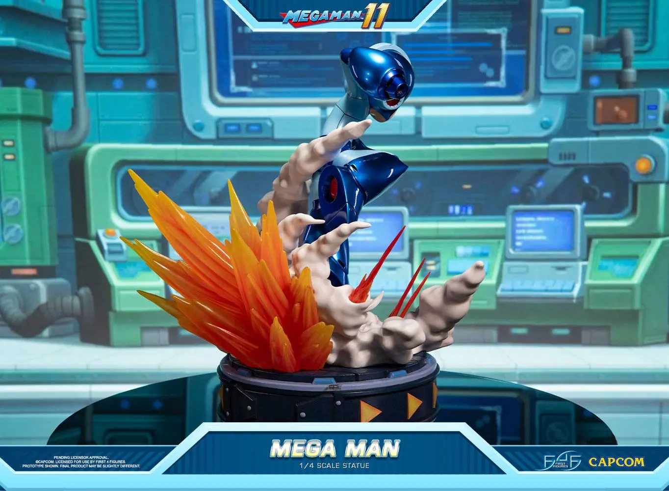 Mega Man 11 1/4 Mega Man szobor figura 42 cm termékfotó