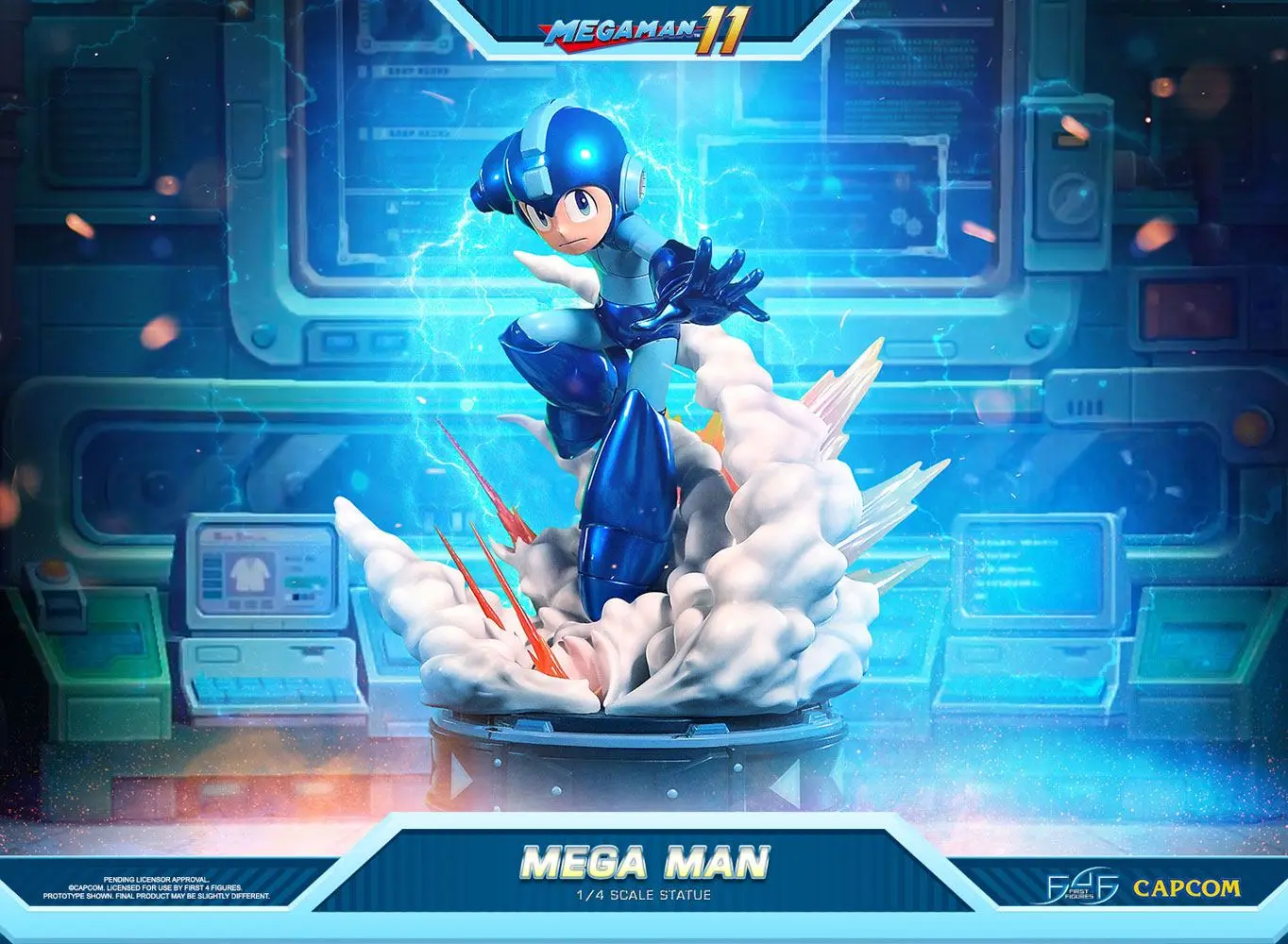 Mega Man 11 1/4 Mega Man szobor figura 42 cm termékfotó