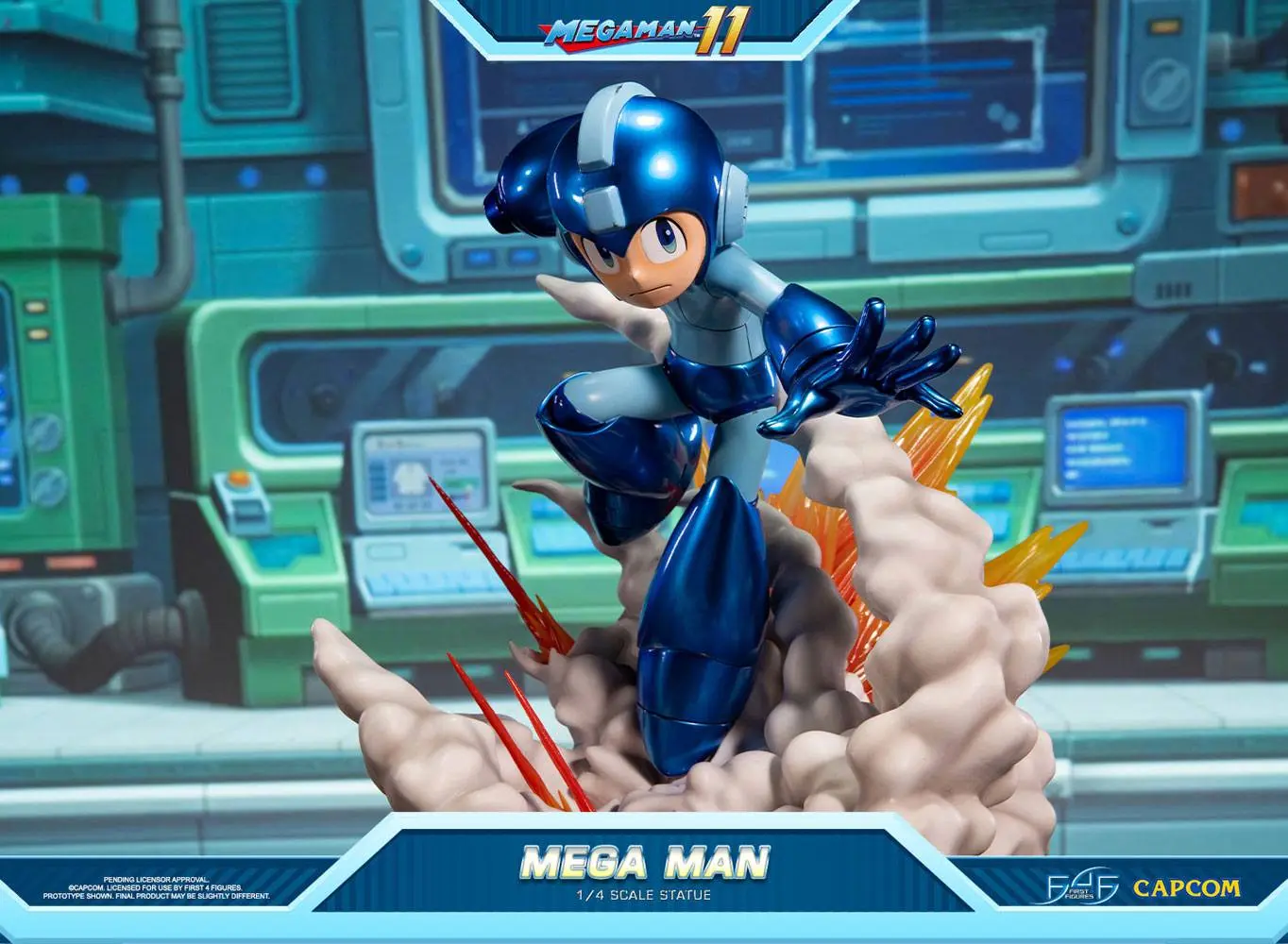 Mega Man 11 1/4 Mega Man szobor figura 42 cm termékfotó