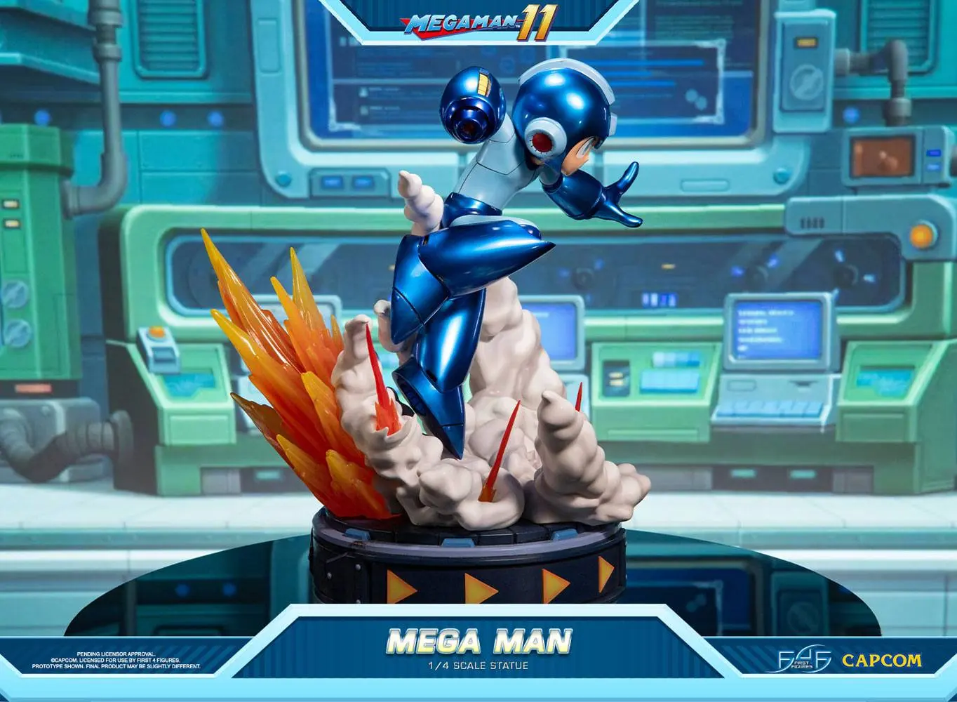 Mega Man 11 1/4 Mega Man szobor figura 42 cm termékfotó