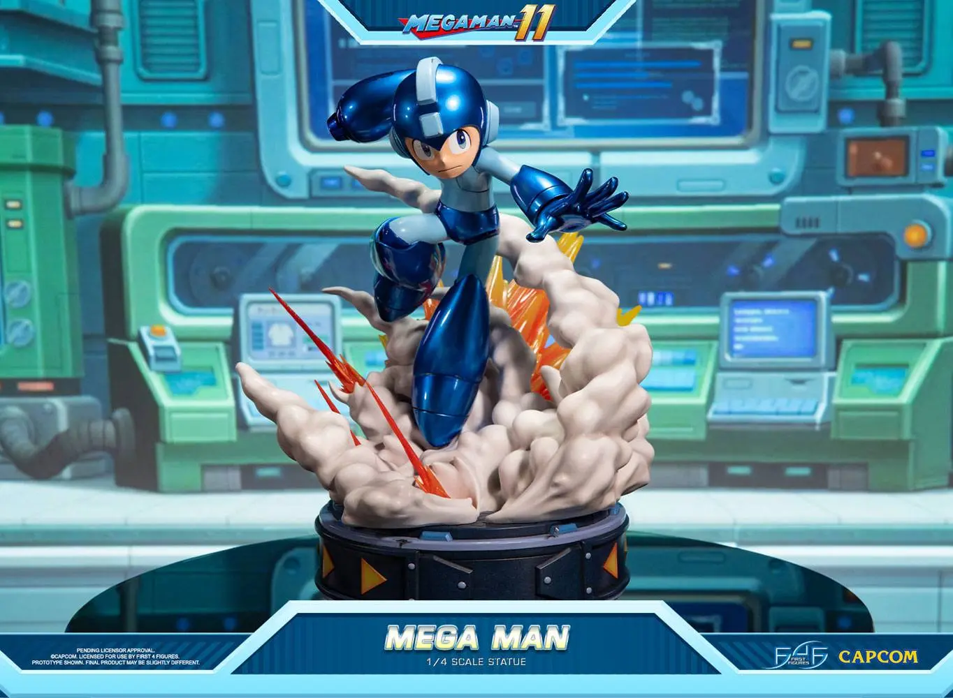 Mega Man 11 1/4 Mega Man szobor figura 42 cm termékfotó