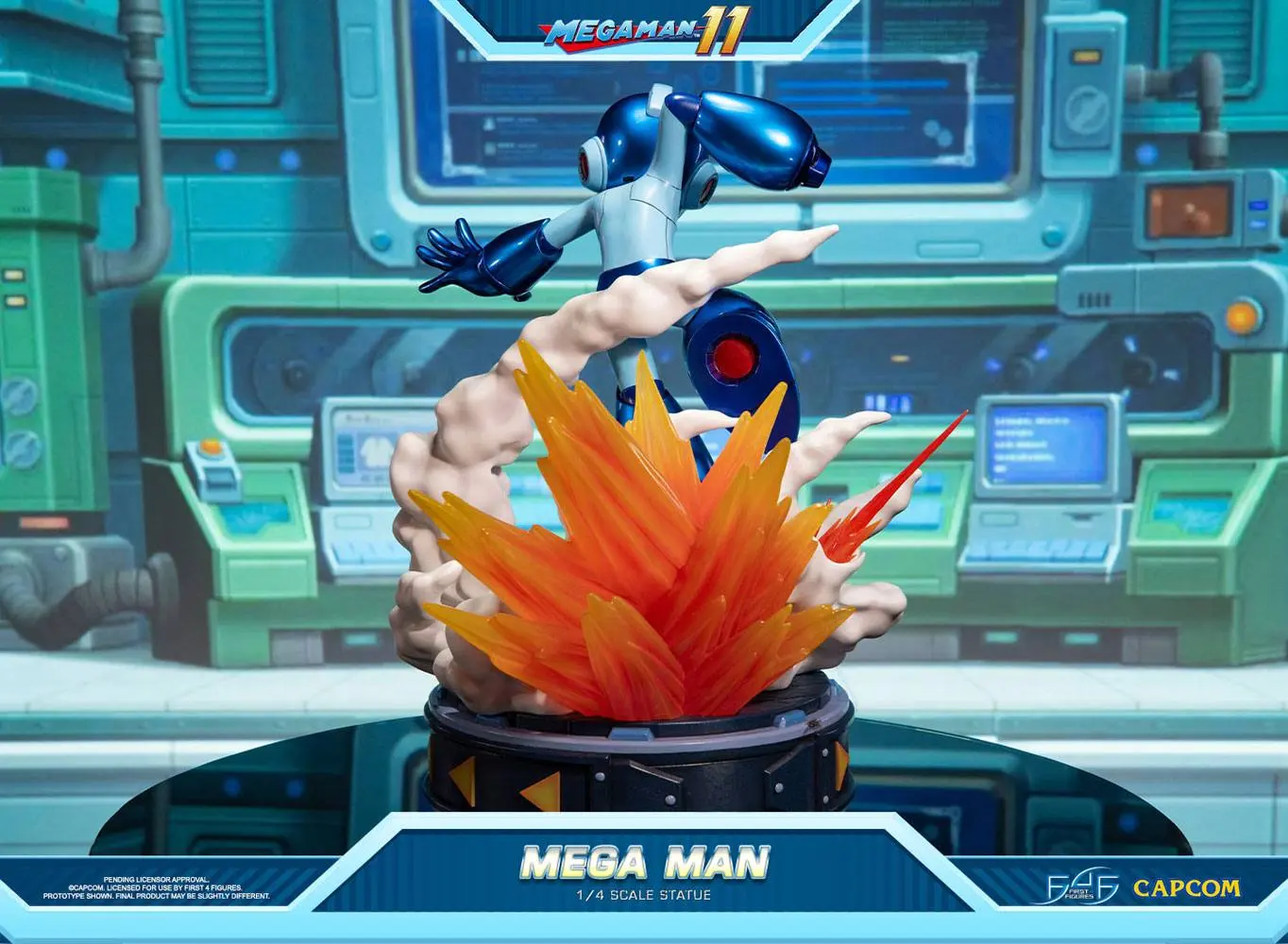 Mega Man 11 1/4 Mega Man szobor figura 42 cm termékfotó