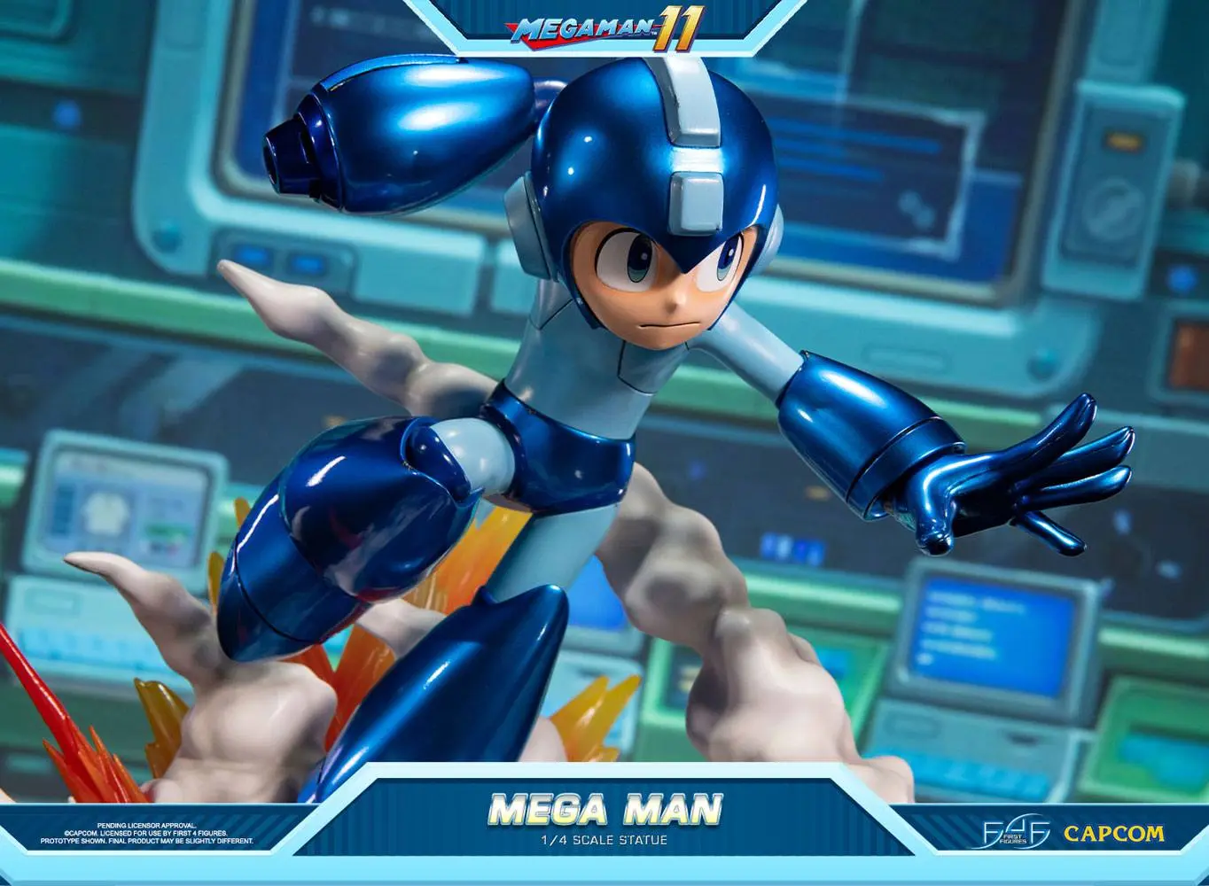 Mega Man 11 1/4 Mega Man szobor figura 42 cm termékfotó