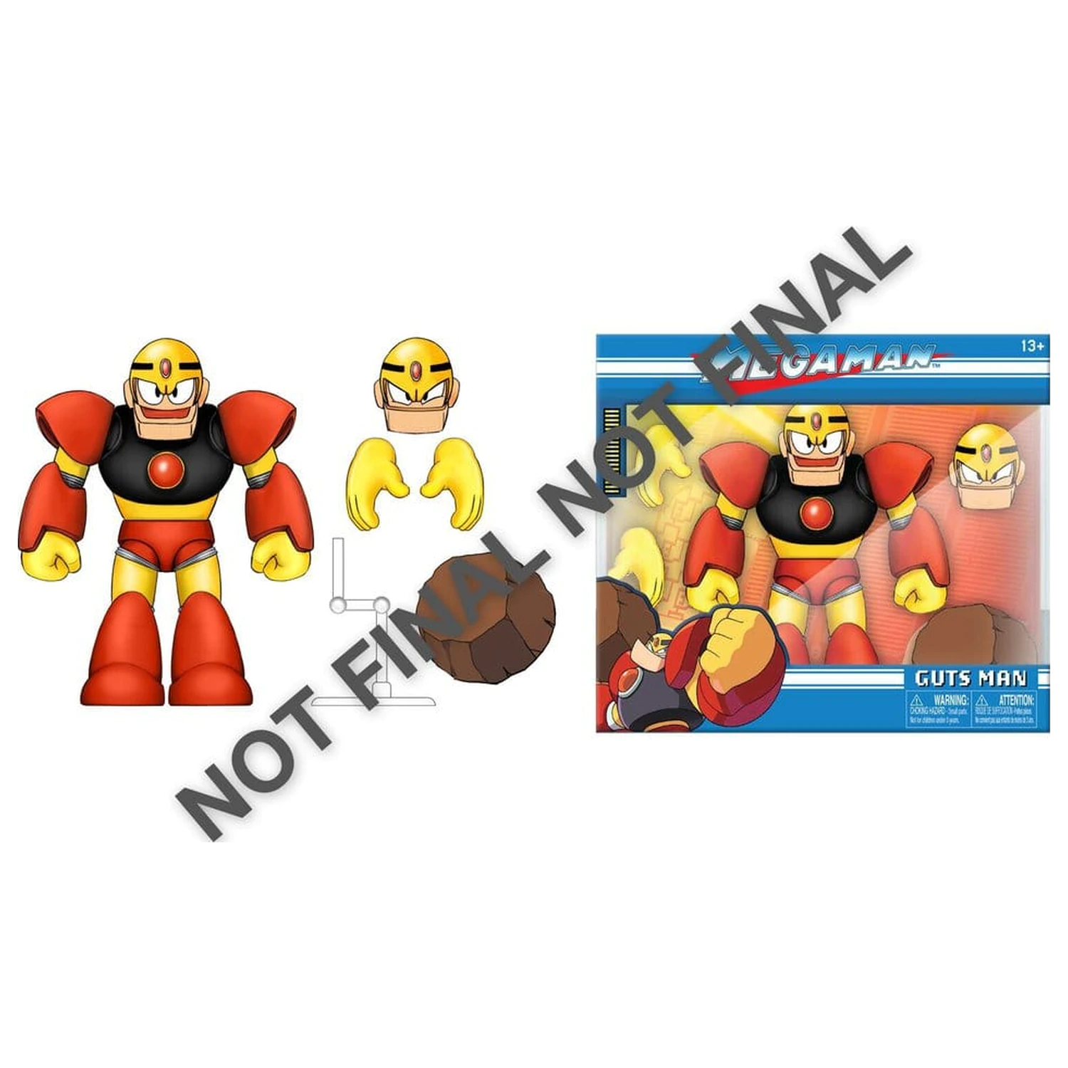 Mega Man akciófigura Guts Man 15 cm termékfotó
