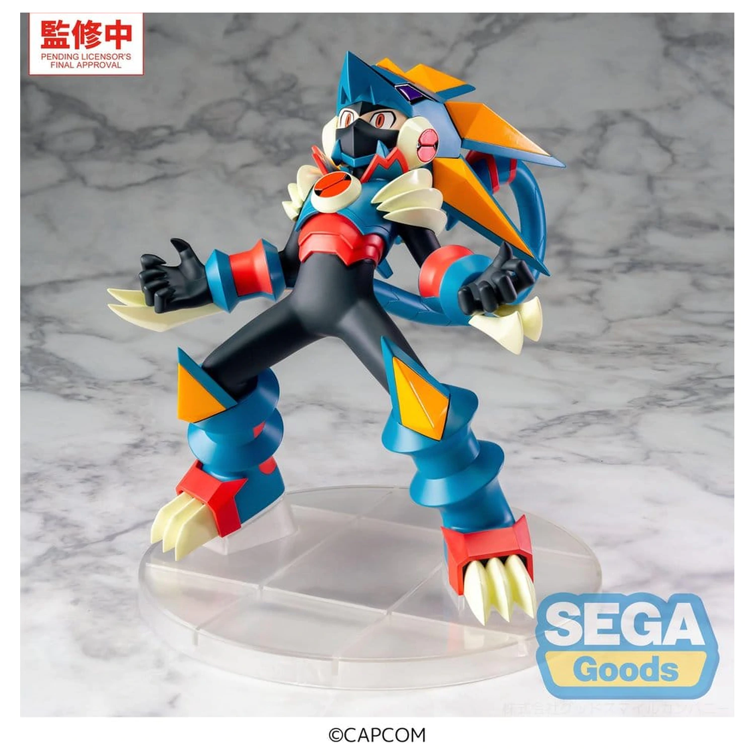 Mega Man Battle Network Luminasta Mega Man Gregar Beast PVC figura 17 cm termékfotó