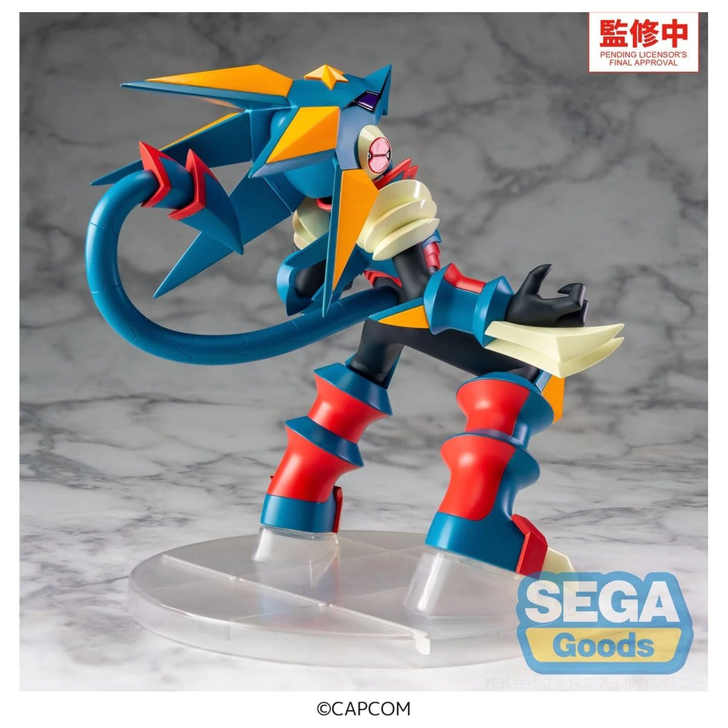 Mega Man Battle Network Luminasta Mega Man Gregar Beast PVC figura 17 cm termékfotó