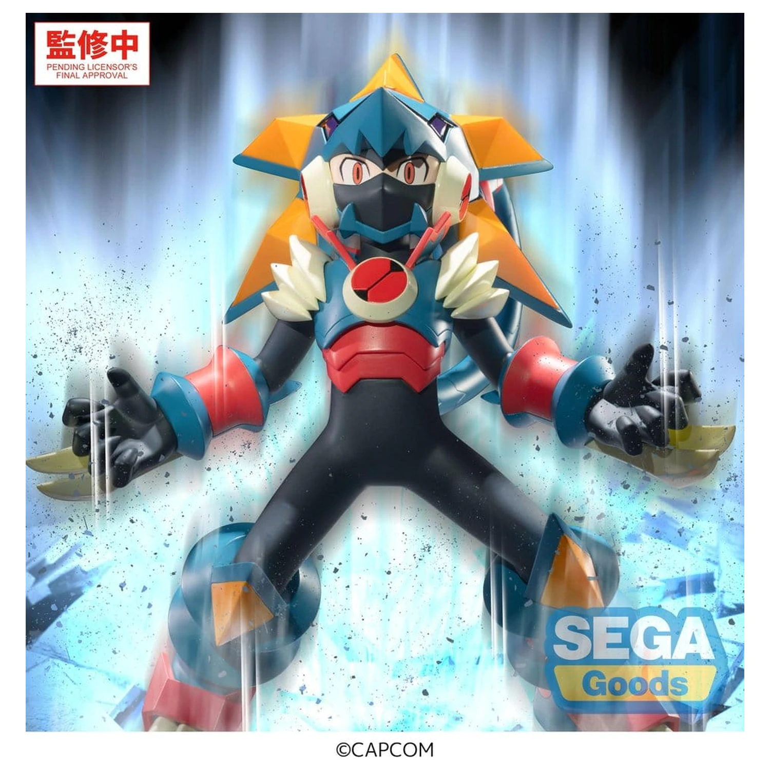Mega Man Battle Network Luminasta Mega Man Gregar Beast PVC figura 17 cm termékfotó