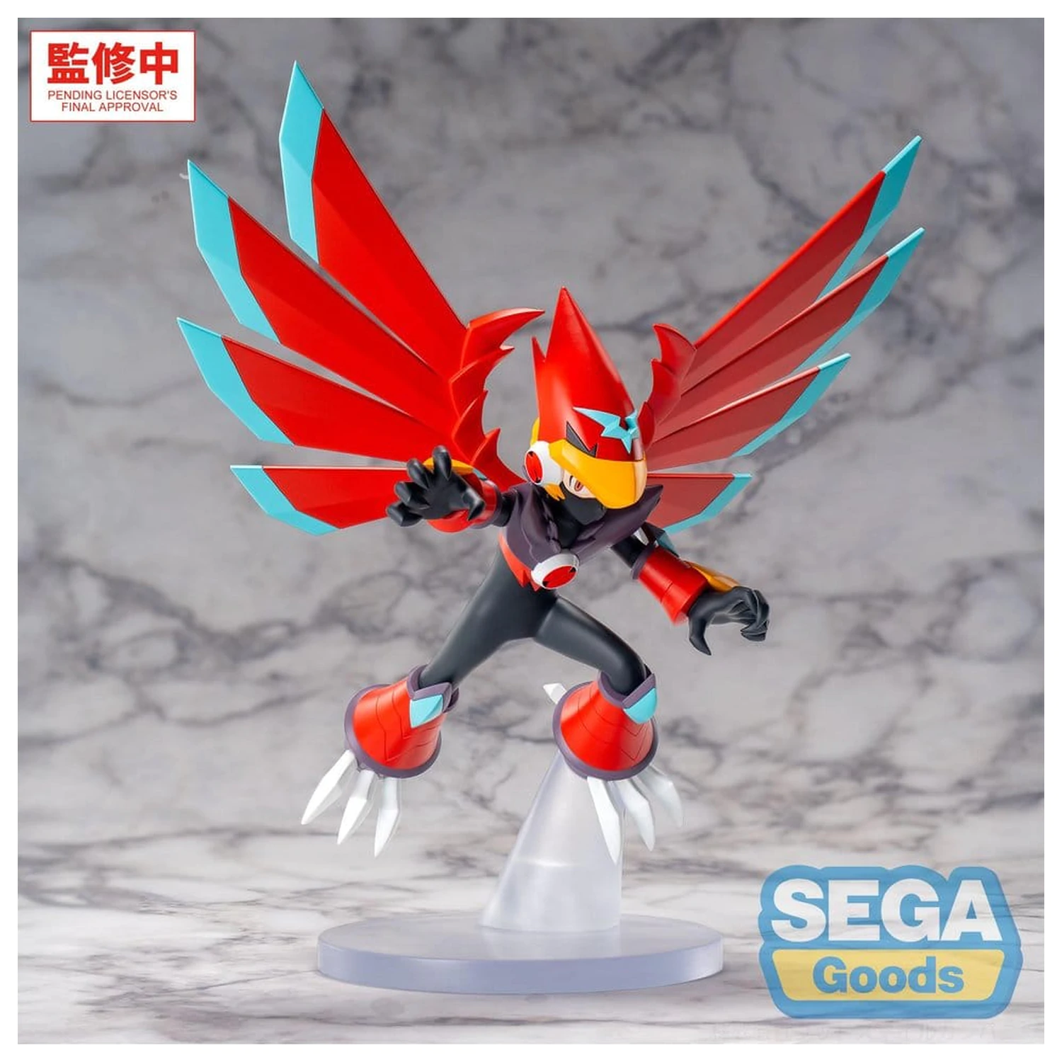 Mega Man Battle Network Luminasta PVC figura Mega Man Falzar Beast 19 cm termékfotó