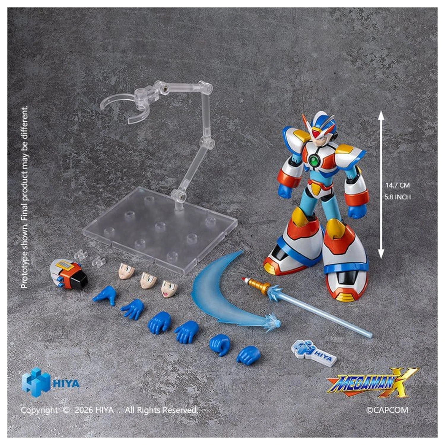 Mega Man Exquisite Basic akciófigura X Max Armor 15 cm termékfotó