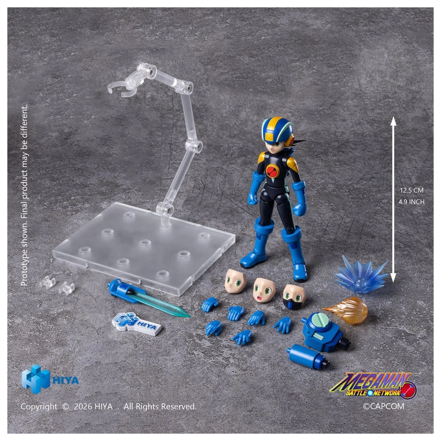Mega Man Exquisite Basic Series akciófigura MegaMan.EXE 13 cm termékfotó