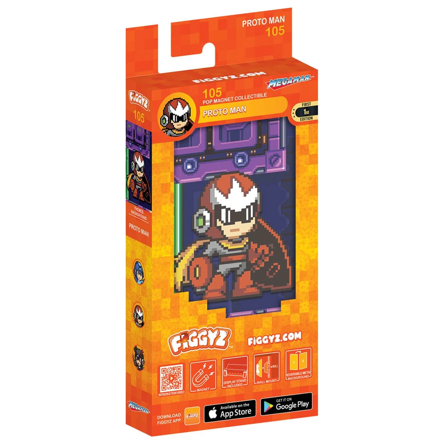 Mega Man FiGGYZ gyűjthető hűtőmágnes Proto Man 11 cm termékfotó