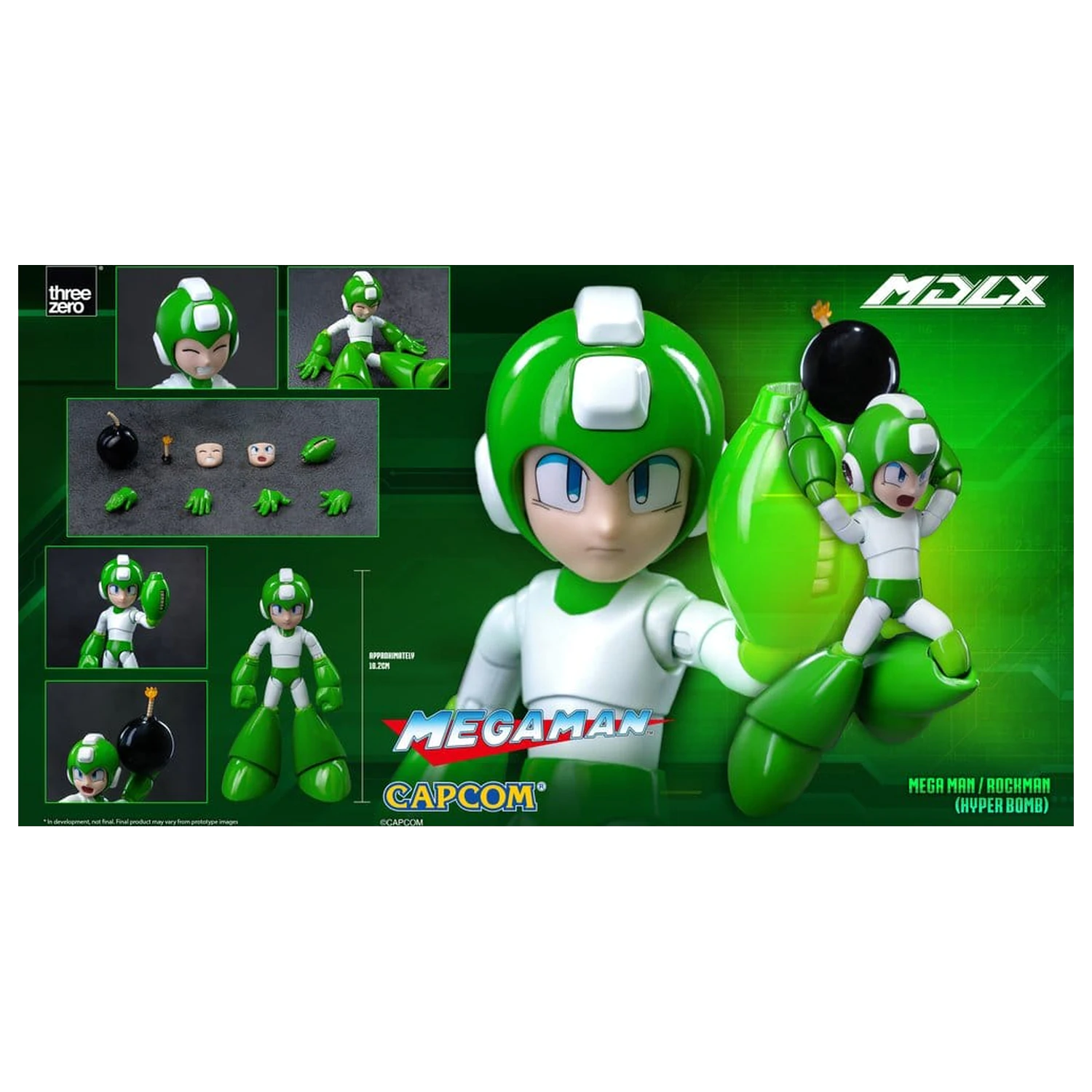Mega Man MDLX akciófigura Mega Man / Rockman (Hyper Bomb) 10 cm termékfotó
