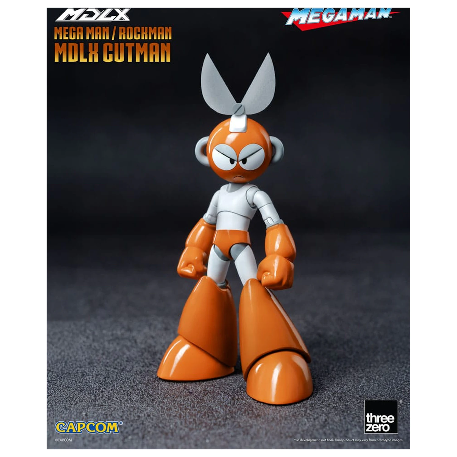 Mega Man MDLX akciófigura Rockman / Mega Man Cutman 12 cm termékfotó