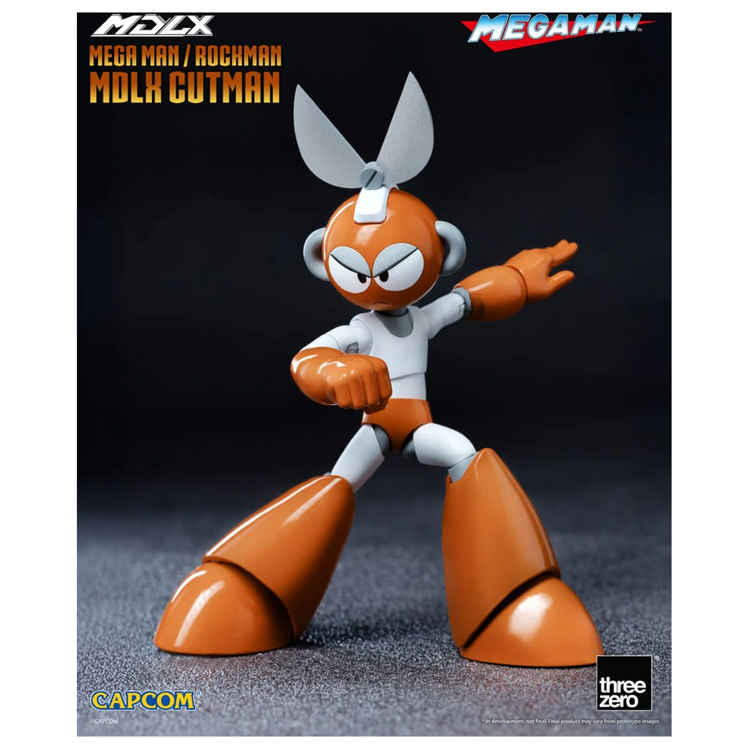 Mega Man MDLX akciófigura Rockman / Mega Man Cutman 12 cm termékfotó