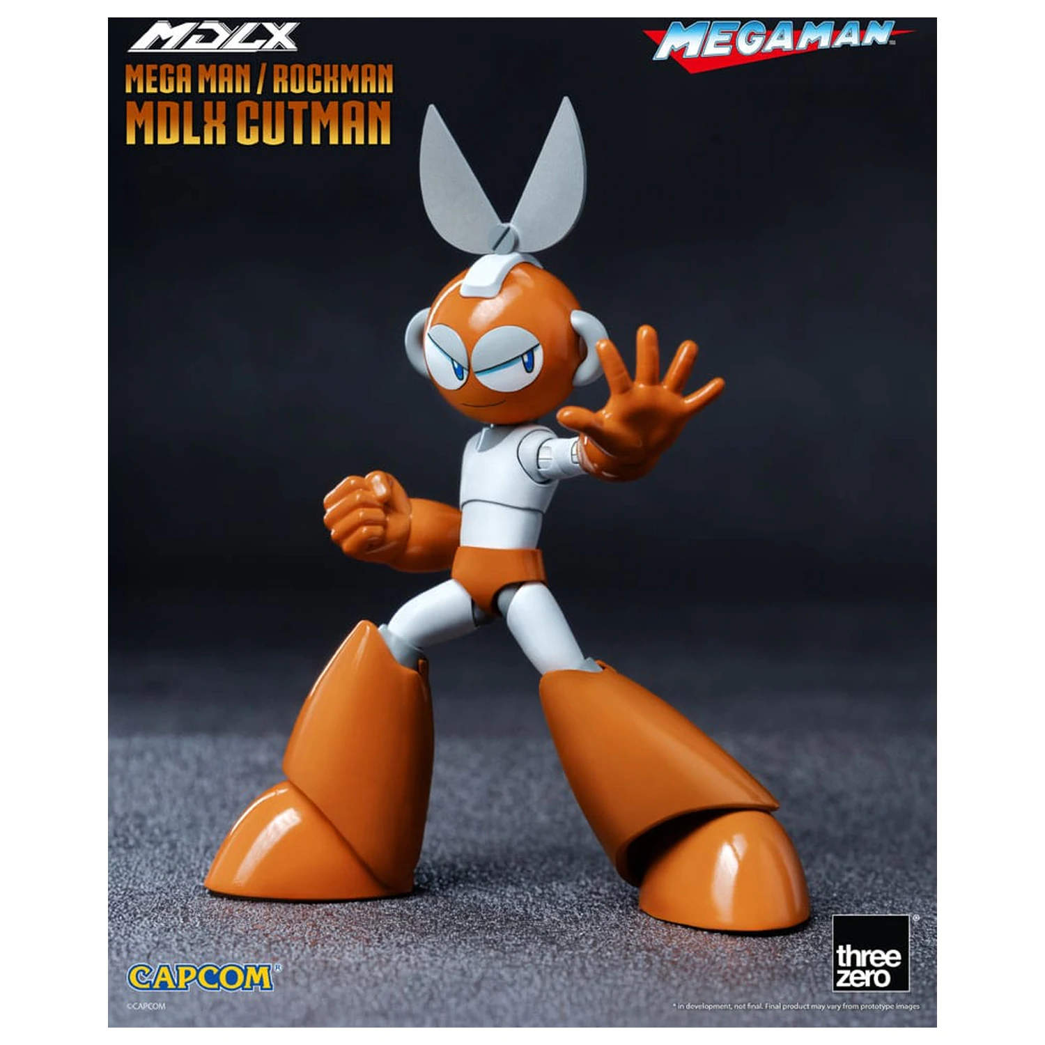 Mega Man MDLX akciófigura Rockman / Mega Man Cutman 12 cm termékfotó