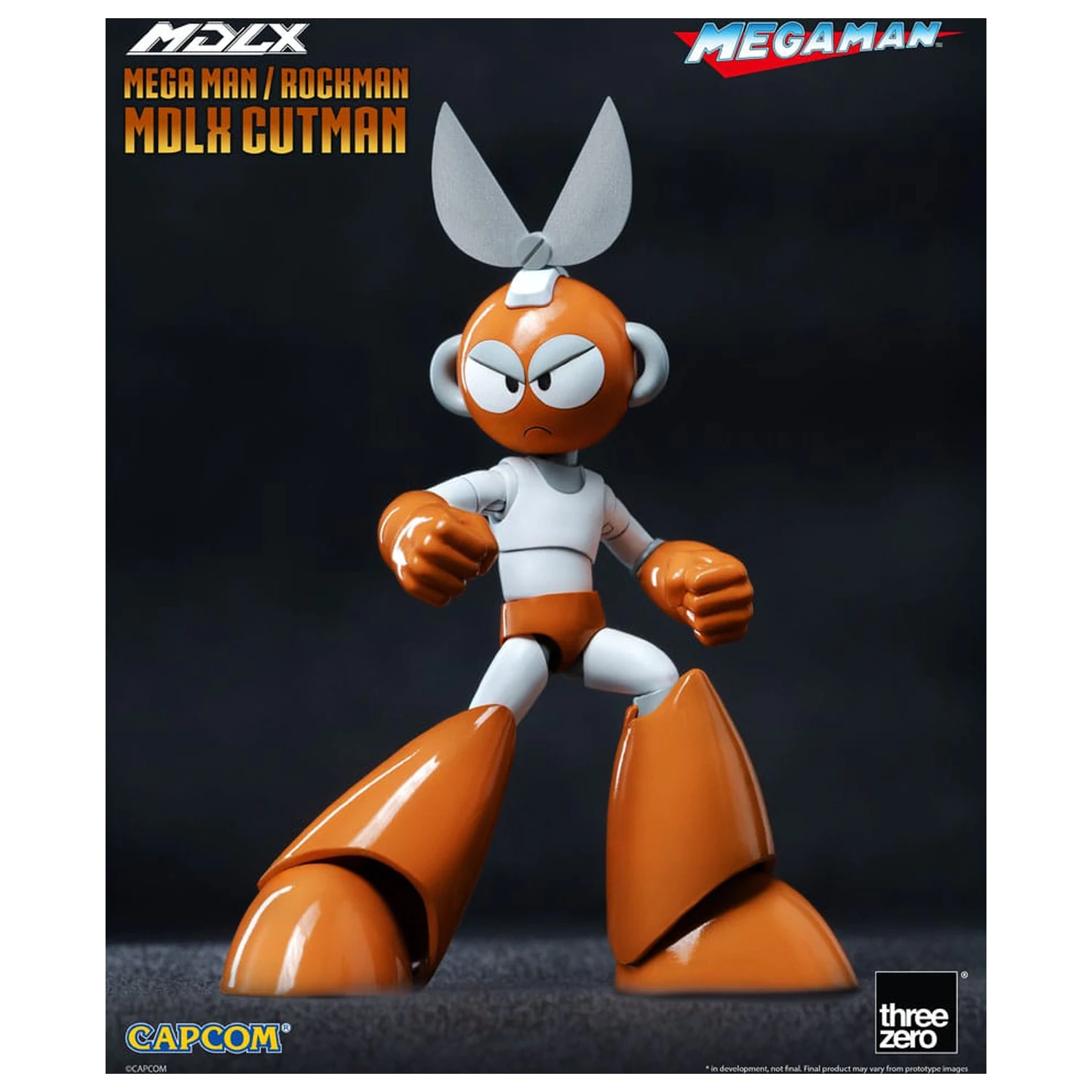 Mega Man MDLX akciófigura Rockman / Mega Man Cutman 12 cm termékfotó