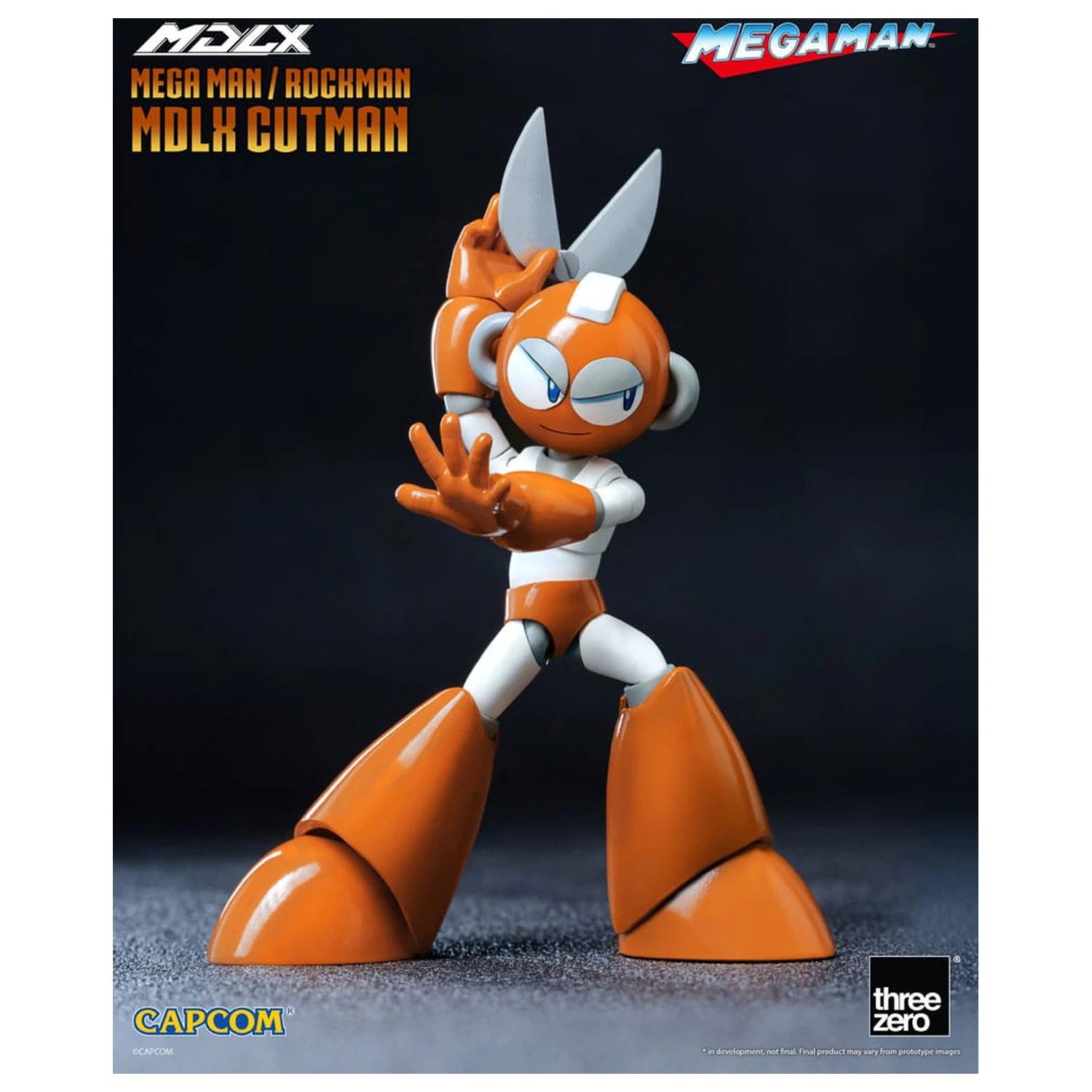 Mega Man MDLX akciófigura Rockman / Mega Man Cutman 12 cm termékfotó