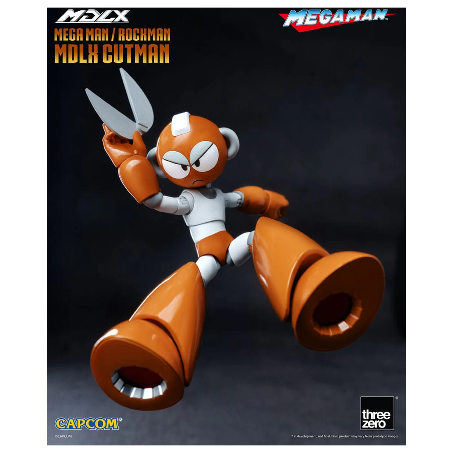 Mega Man MDLX akciófigura Rockman / Mega Man Cutman 12 cm termékfotó