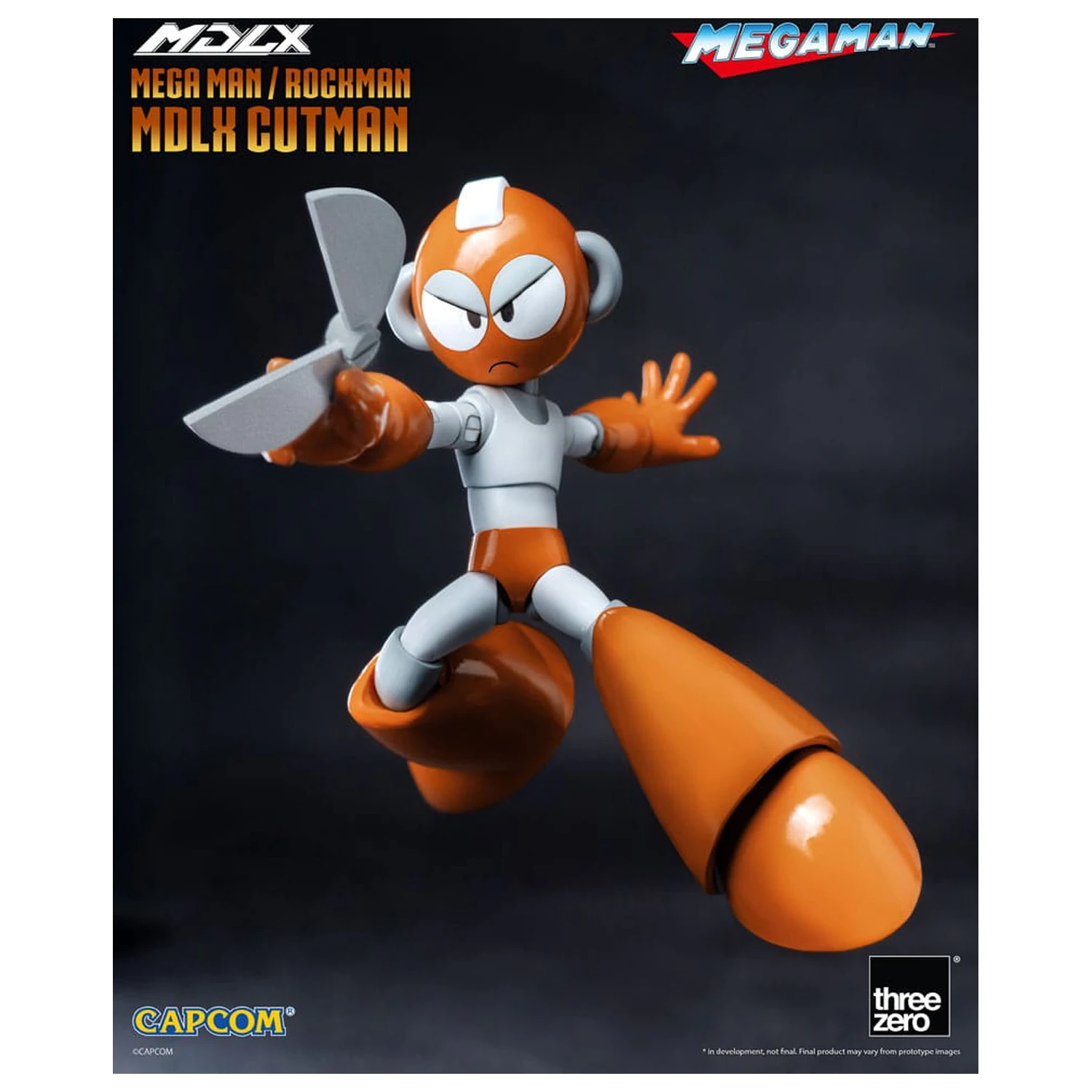 Mega Man MDLX akciófigura Rockman / Mega Man Cutman 12 cm termékfotó