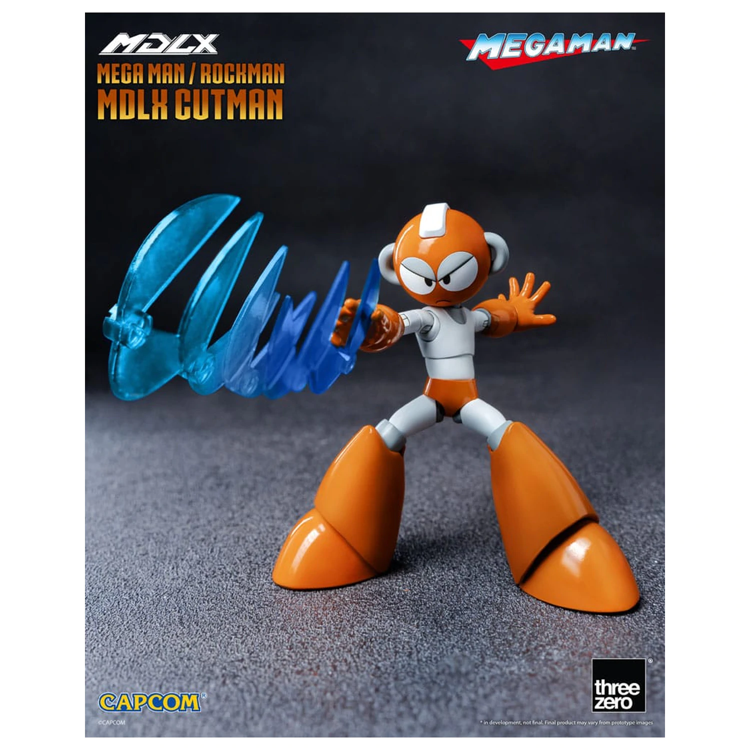 Mega Man MDLX akciófigura Rockman / Mega Man Cutman 12 cm termékfotó