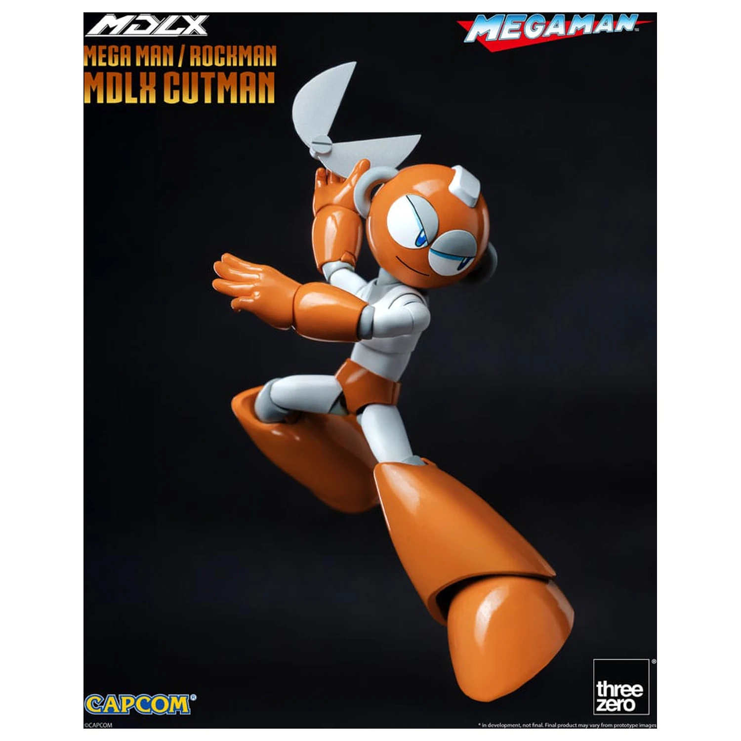 Mega Man MDLX akciófigura Rockman / Mega Man Cutman 12 cm termékfotó