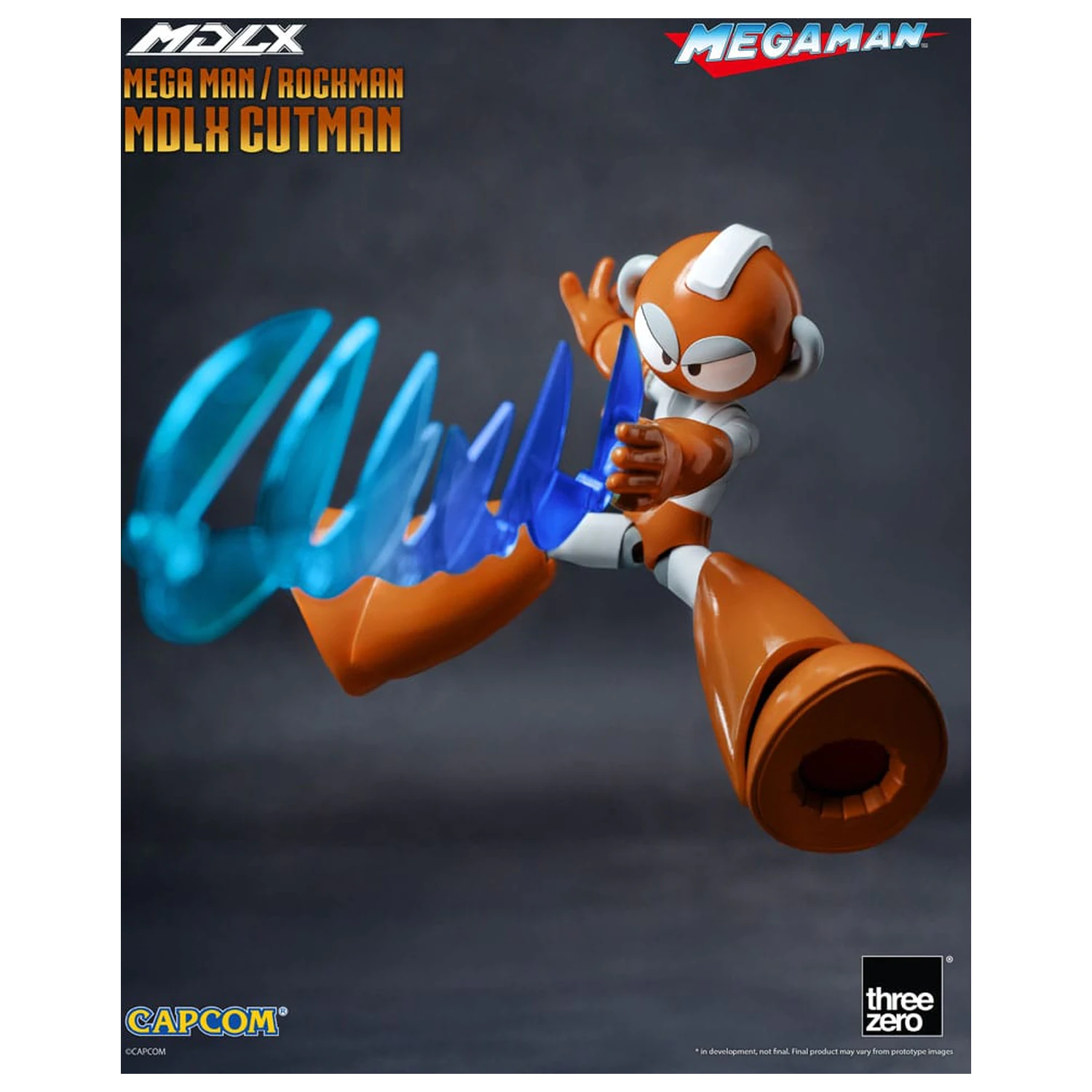 Mega Man MDLX akciófigura Rockman / Mega Man Cutman 12 cm termékfotó