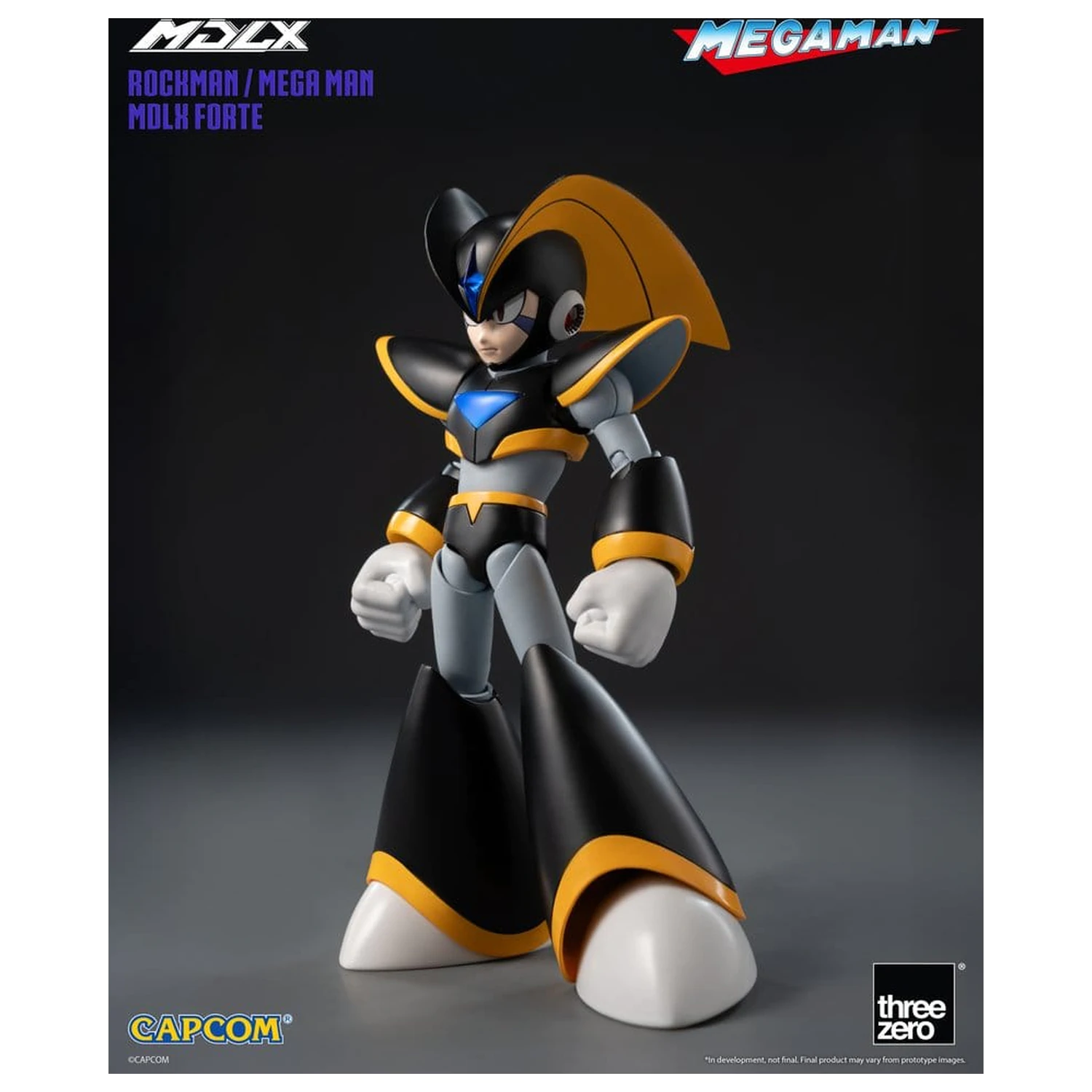 Mega Man MDLX akciófigura Rockman / Mega Man Forte 10 cm termékfotó