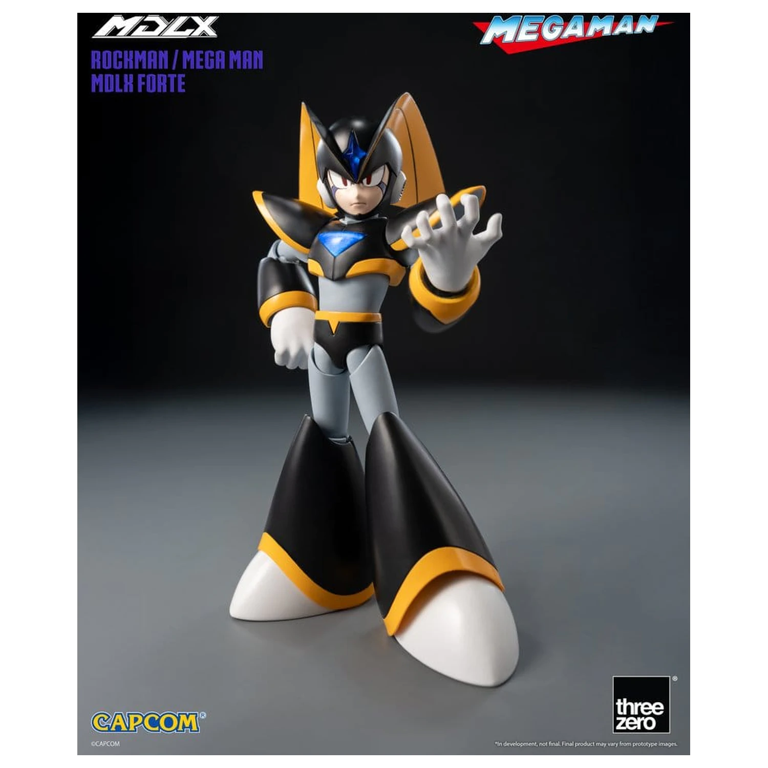 Mega Man MDLX akciófigura Rockman / Mega Man Forte 10 cm termékfotó