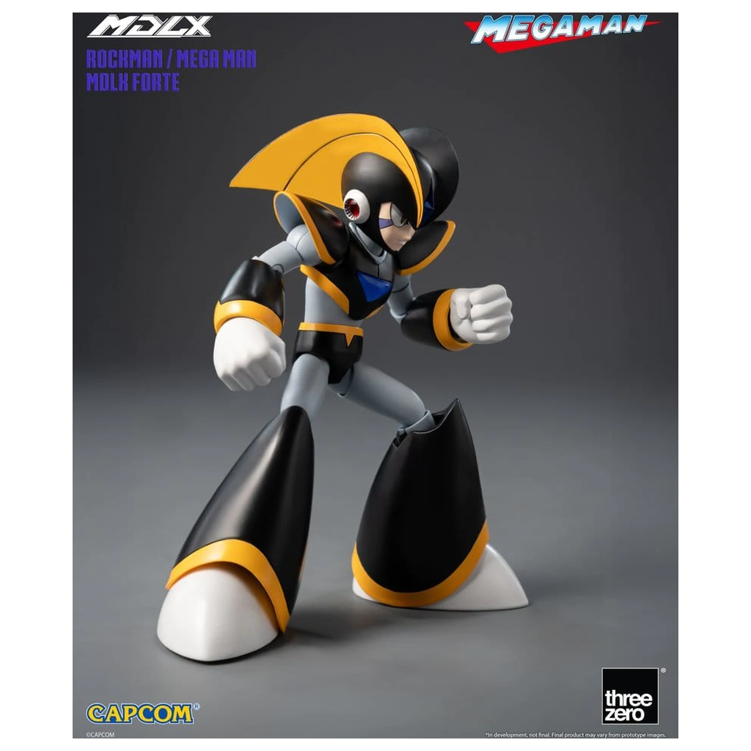 Mega Man MDLX akciófigura Rockman / Mega Man Forte 10 cm termékfotó