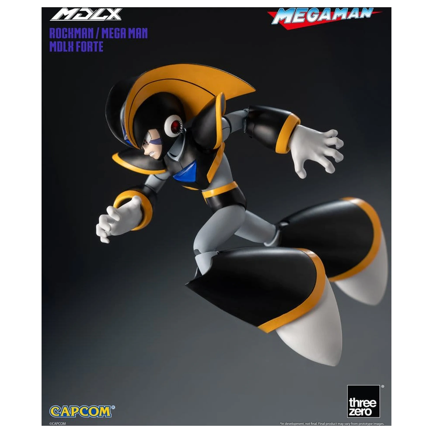 Mega Man MDLX akciófigura Rockman / Mega Man Forte 10 cm termékfotó
