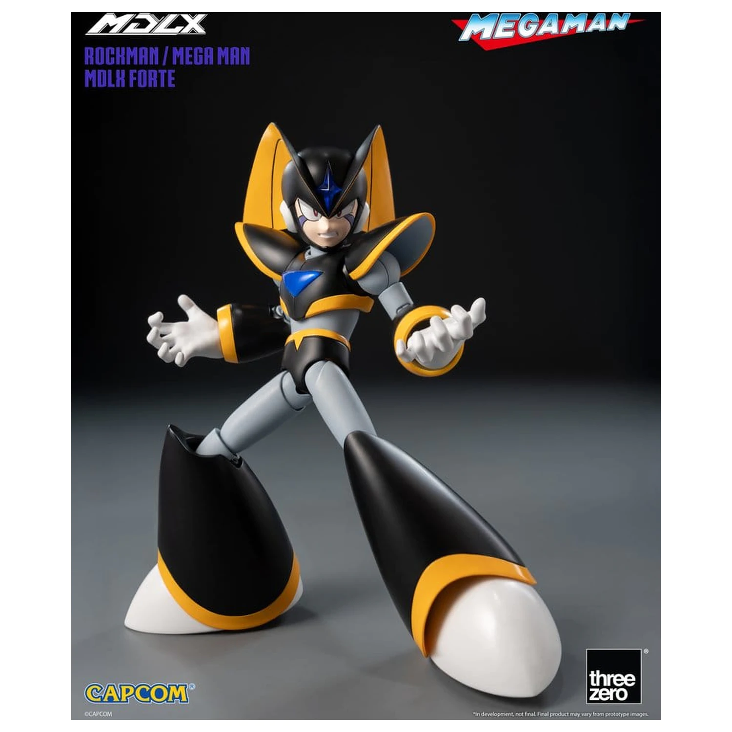 Mega Man MDLX akciófigura Rockman / Mega Man Forte 10 cm termékfotó