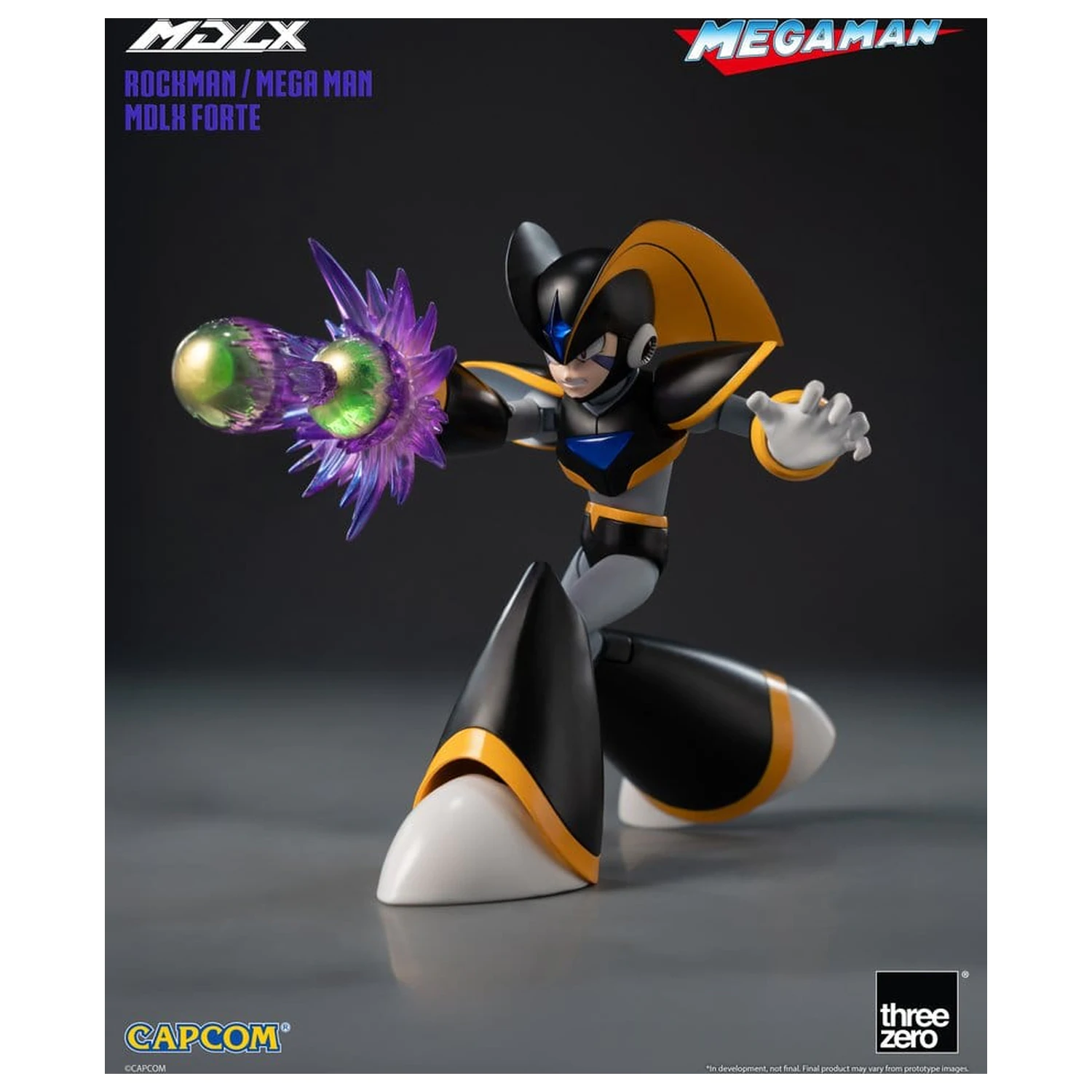 Mega Man MDLX akciófigura Rockman / Mega Man Forte 10 cm termékfotó