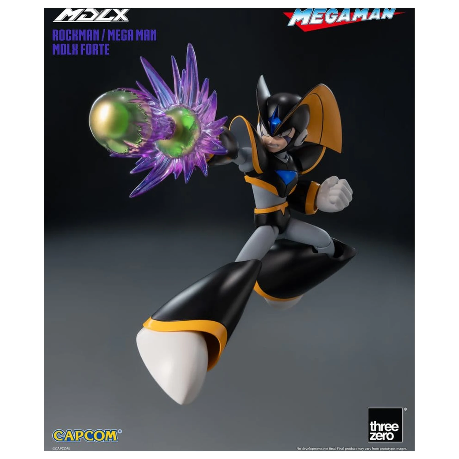 Mega Man MDLX akciófigura Rockman / Mega Man Forte 10 cm termékfotó