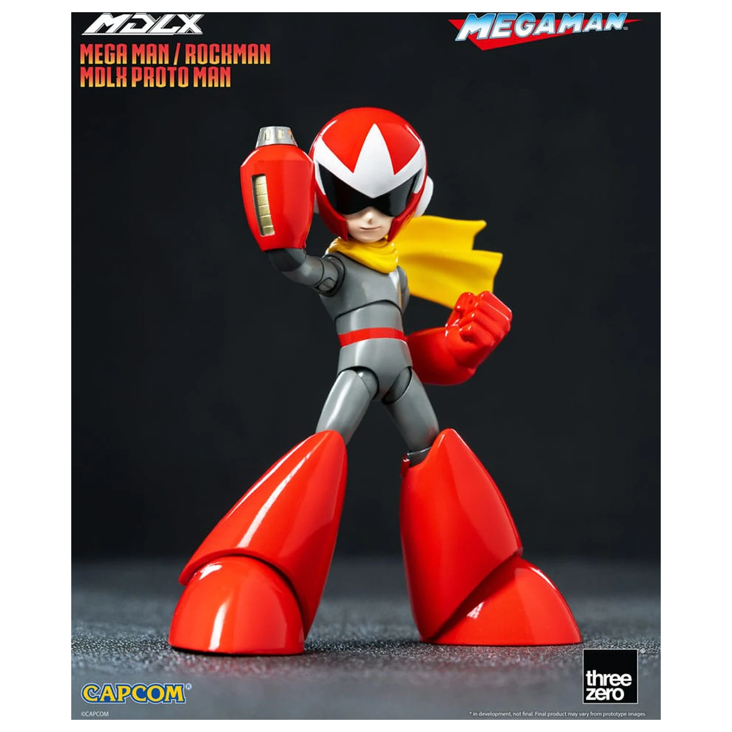 Mega Man MDLX akciófigura Rockman / Mega Man Proto Man 10 cm termékfotó
