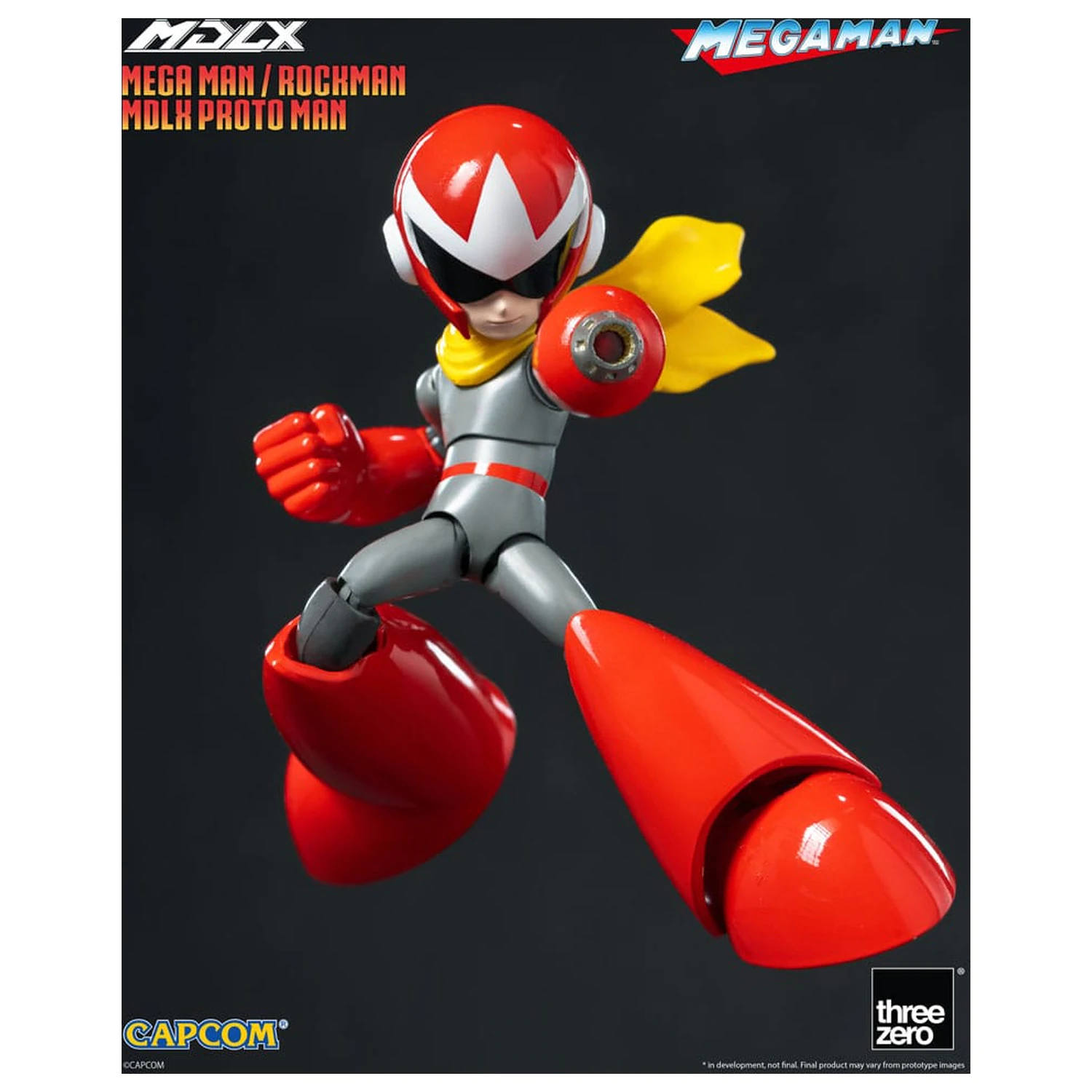 Mega Man MDLX akciófigura Rockman / Mega Man Proto Man 10 cm termékfotó
