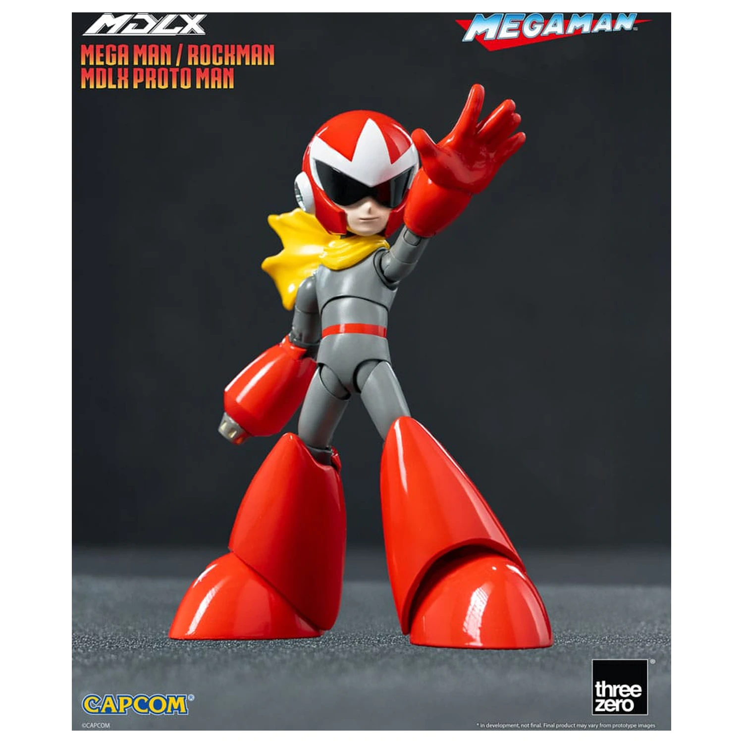 Mega Man MDLX akciófigura Rockman / Mega Man Proto Man 10 cm termékfotó