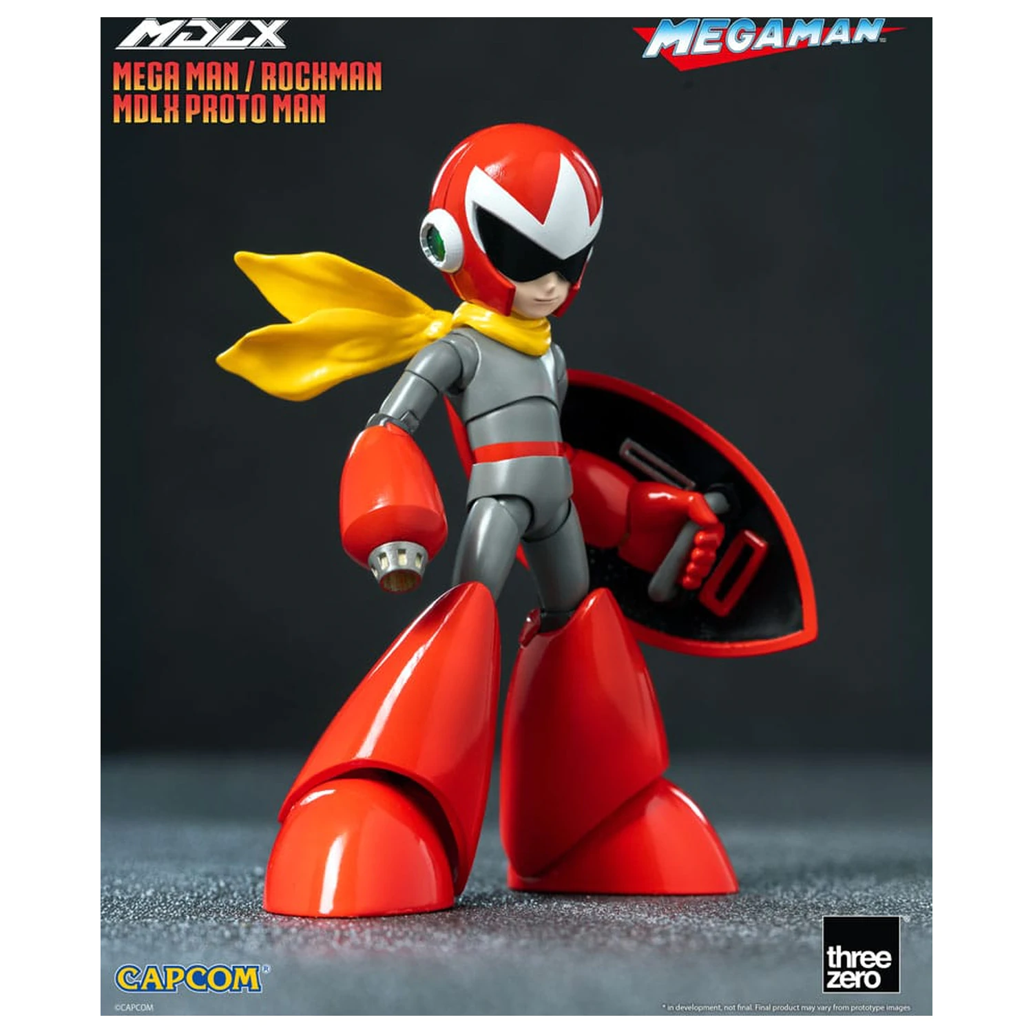 Mega Man MDLX akciófigura Rockman / Mega Man Proto Man 10 cm termékfotó