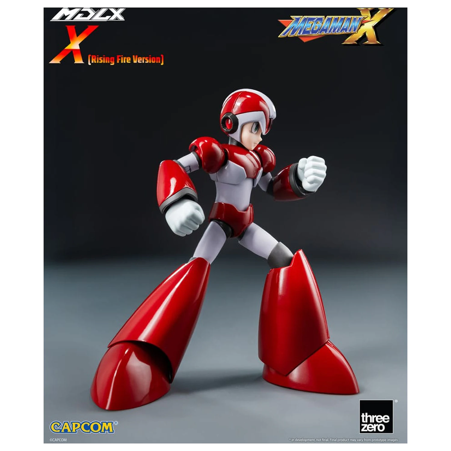 Mega Man MDLX akciófigura Rockman X / Mega Man X (Rising Fire Version) 12 cm termékfotó